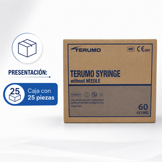 Jeringa Terumo sin Aguja Luer Lock – 30 mL y 60 mL