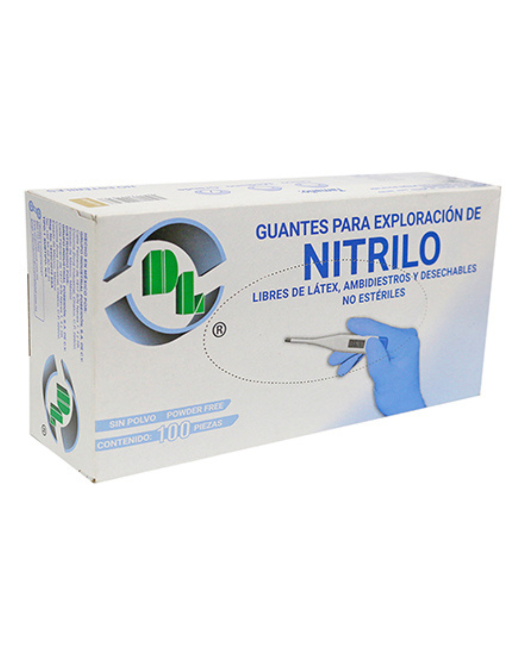Guante de Nitrilo NO Estéril Dentilab