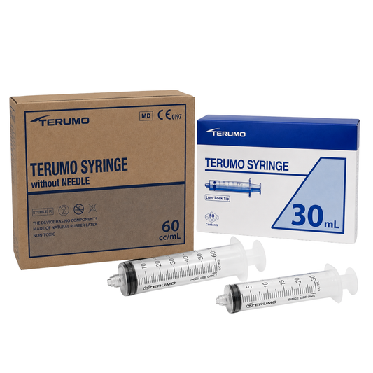 Jeringa Terumo sin Aguja Luer Lock – 30 mL y 60 mL